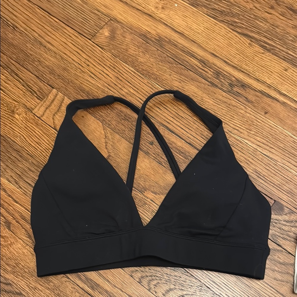 CSB Crop Shop Boutique Black Women's Sports Bra